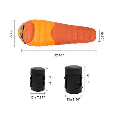Lightweight Mummy Camping Sleeping Bags Down Mummy Bag For Backpacking