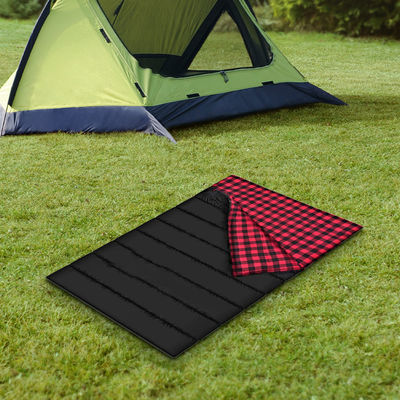 Lightweight Cotton Flannel Double Sleeping Bag Double Sleeping Bag  For Camping