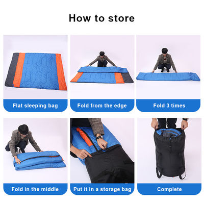 Queen Size Camping Sleeping Bags Waterproof 2 Person Double Sleeping Bag For Adults