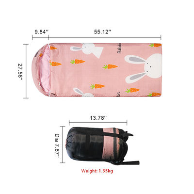 Detachable Warm Kids Sleeping Bags For Adults Pongee Lined Children'S Sleeping Bags