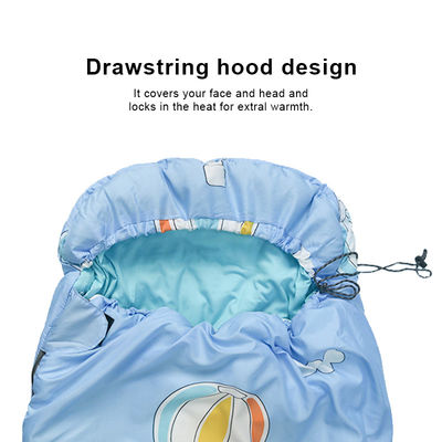 Detachable Warm Kids Sleeping Bags For Adults Pongee Lined Children'S Sleeping Bags