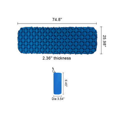 Egg Shape Design luxury and Ergonomic Sleeping Mat Wide Camping Floor Mat