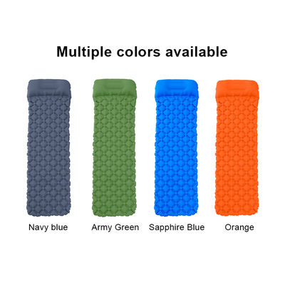 Innovative Inflatable Camping Mat Built-In Pillow Comfort Sleeping Pad Camping