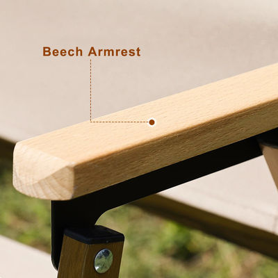 Versatile folding camping chairs Aluminum Solid Arm Adult For Outdoor Picnic