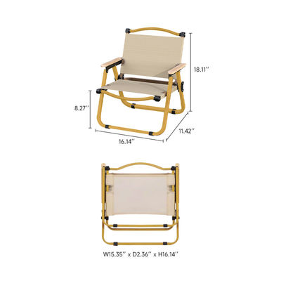 Easy To Use Portable Camping Chair Lightweight Compact Metal Kids