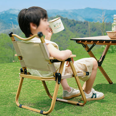 Easy To Use Portable Camping Chair Lightweight Compact Metal Kids