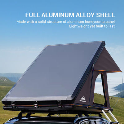 Easy To Use Clamshell Aluminium Hardshell Roof Top Tent For Car Camping