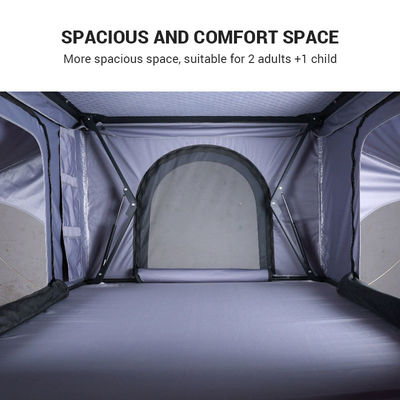 Great View And Ventilation Aluminium Pop Up Roof Top Tent Car Roof Tent Camping For 3-4 Person