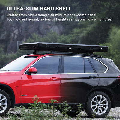 Great View And Ventilation Aluminium Pop Up Roof Top Tent Car Roof Tent Camping For 3-4 Person