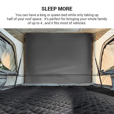 Customized Professional Abs Hard Shell Roof Top Tents Side Folding Camper Van Roof Tent