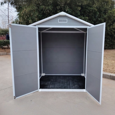 Weather Resistance Plastic Garden Shed 6X4Ft Double Swing Door Outdoor Storage Shed