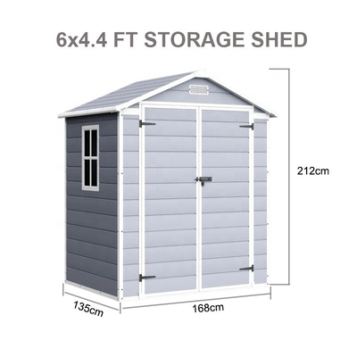 Durable Gable Garden Shed Classic Style Large Space Outdoor Storage Shed