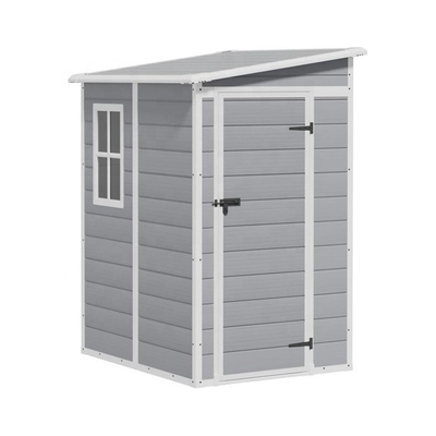 3X5Ft Plastic Garden Shed Backyard Storage Shed With Floor