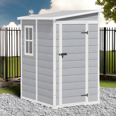 Waterproof Plastic Small Lean Outdoor Shed Outdoor Storage Shed For Garden Tools