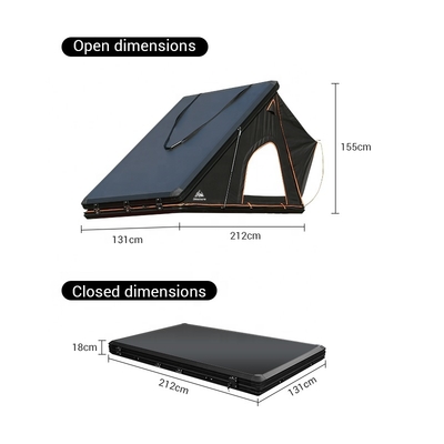 High Quality Custom Hard Shell Roof Top Tent for Car Roof Tent Camping